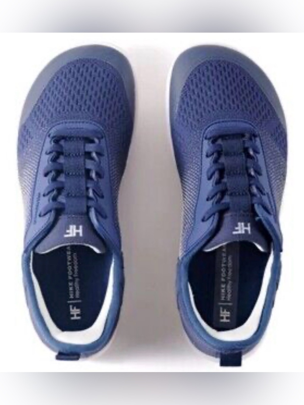 HF HIKE Stride Blue Lace-Up Mesh Walking Sneakers Breathable Unisex EU 39 W8 M6